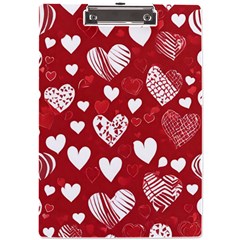 Valentine A4 Acrylic Clipboard by pollyparadiseartshop