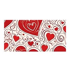 Be My Valentine Satin Wrap 35  X 70  by pollyparadiseartshop