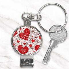 Be My Valentine Nail Clippers Key Chain by pollyparadiseartshop