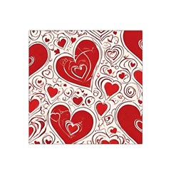 Be My Valentine Satin Bandana Scarf 22  X 22  by pollyparadiseartshop