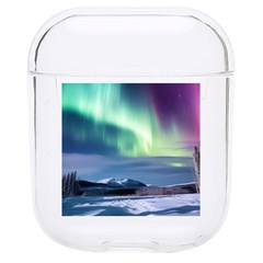 Northern Lights Aurora Night Nature Hard Pc Airpods 1/2 Case by Posterlux