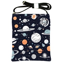 Space Galaxy Universe Stars Sky Shoulder Sling Bag by Paksenen