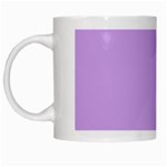 Luscious Lavender Hex #cca3e7 White Mug Left