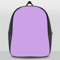 Luscious Lavender Hex #cca3e7 School Bag (xl) by dressshop