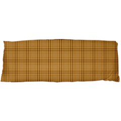 Autumn Fall Plaid Tartan 1 15 x40  Body Pillow Case Dakimakura (two Sides) by dressshop