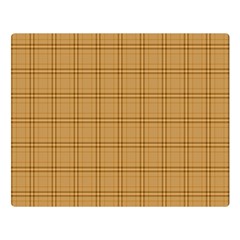 Autumn Fall Plaid Tartan 1 Premium Plush Fleece Blanket (large) by dressshop