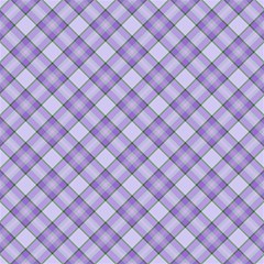 Purple Plaid Tartan 2 Diagonal Play Mat (square) by dressshop