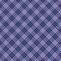 Purple Plaid Tartan 1 Diagonal Play Mat (rectangle) by dressshop