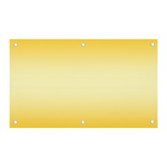 Amber Orange To Cream Yellow Bilinear Gradient Banner And Sign 5  X 3  by GradientsOmbre