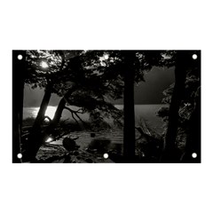 Los Alerces National Park Waterfront Landscape, Argentina002 Banner And Sign 5  X 3  by dflcprintsclothing