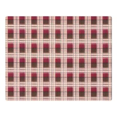 Retro 60s 50s Plaid Pattern 2 Premium Plush Fleece Blanket (large) by violetheavensky