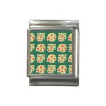 Retro 1880s Flowers Pattern 6 Italian Charm (13mm) Front