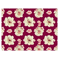 Retro 1880s Flowers Pattern Premium Plush Fleece Blanket (extra Small) by violetheavensky