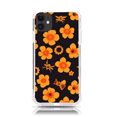 Retro 40s 50s Flowers Pattern Halloween Iphone 11 Tpu Uv Print Case by violetheavensky