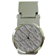 Silver Leopard Money Clip Watches by DinkovaArt