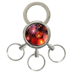 Fireworks 3-ring Key Chain by level1premium