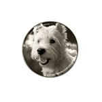 Westie.puppy Golf Ball Marker (for Hat Clip) Front