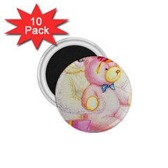 Koala And Bear  10 Pack Small Magnet (round)